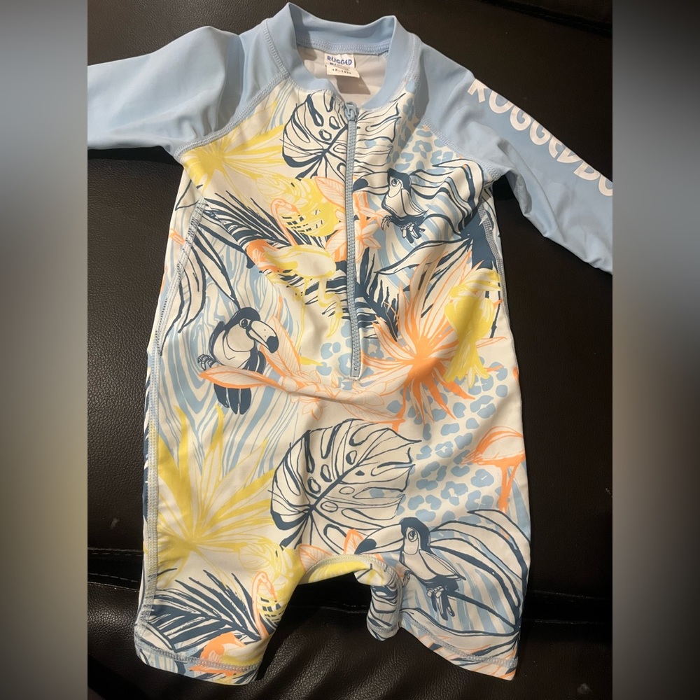 Rugged Butts Flamingo Swim Suit 12-18 Months and 2T